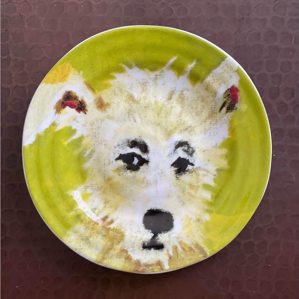 “Chipper” Dog Collector’s 8” Plate by Carole Akins